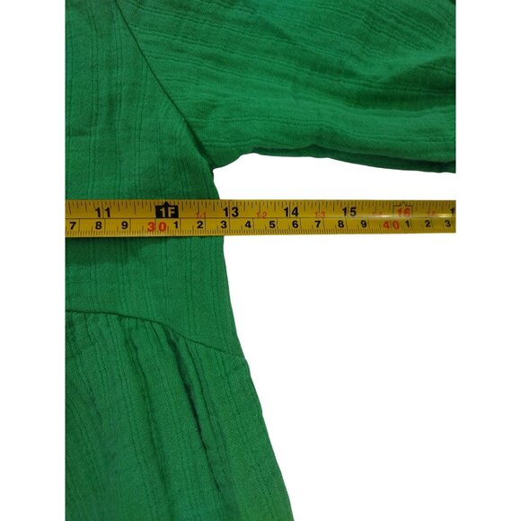 Cat & Jack Girls Short Sleeve Cotton Dress, Green, Size S 6/7. NWT - Picture 6 of 7